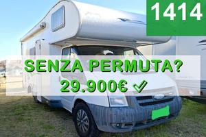 CAMPER CHALLENGER FORD MANSARDATO 6 POSTI DINETTE 