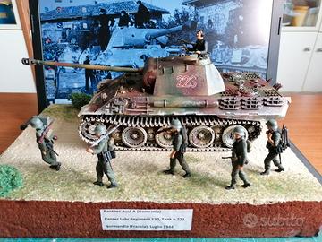 Diorama 1:35 carro armato tedesco Panther Ausf A