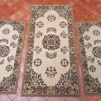 SET TRE 3 TAPPETI CAMERA DA LETTO MODELLO PESANTE