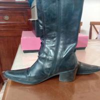 Stivali donna in pelle