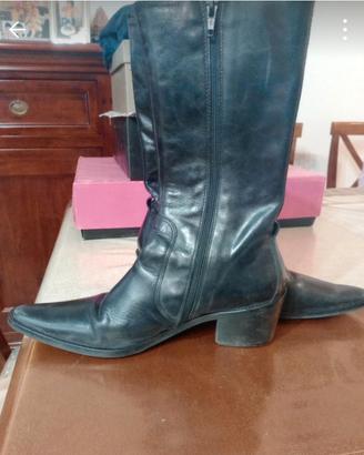 Stivali donna in pelle