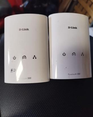 Powerline D-Link DHP-500AV 500Mbps Kit 2 Pezzi Per