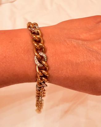 Bracciale in acciaio dorato Morellato