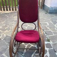Poltrona dondolo thonet