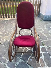 Poltrona dondolo thonet