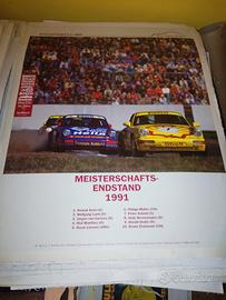 manifesto poster pubblicitario Porsche Carrera cup
