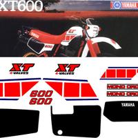 YAMAHA XT600 43f XT600 adesivi stickers decal