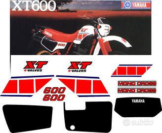 YAMAHA XT600 43f XT600 adesivi stickers decal
