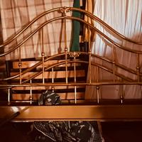 Letto in ottone