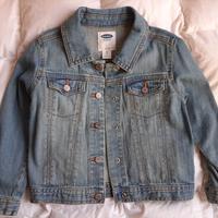 Giubbino jeans bambina