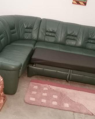 DIVANO LETTO angolare in pelle ! CONSEGNA !
