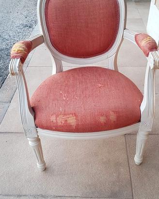 Poltroncina Bambino Vintage Legno da Restaurare Sh