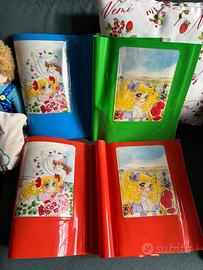 Candy Candy e Terence 4 copertine copri quadernoni