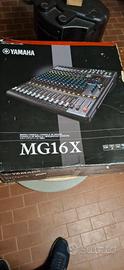 mixer yamaha cin effetti compressore mg 16x 