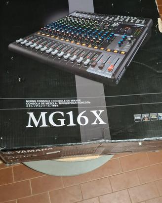 mixer yamaha cin effetti compressore mg 16x 