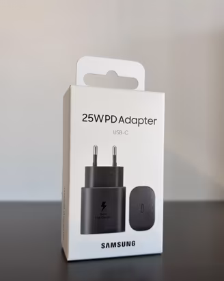 NUOVO Samsung Alimentatore Originale TypeC 25W