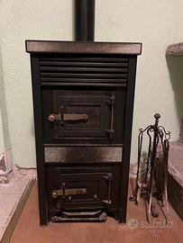 Stufa a legna in pietra ollare– 50×50 cm – h 100