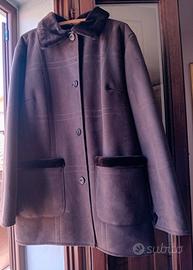 giubbotto in pelle camoscio da donna