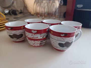 Set 6 Tazzine da Caffè