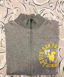 Felpa da donna ,grigio chiaro, taglia XS, Levi's