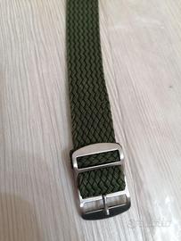 Cinturino nato nylon perlon 22mm verde militare
