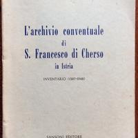 L'arch. conventuale di S Francesco Cherso Istria