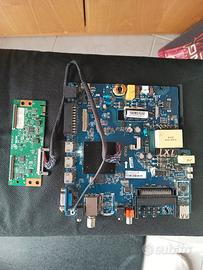 Scheda madre TV CV358H-T42 recuperata da TV Akai