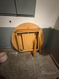 Tavolo rotondo allungalbile