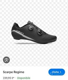 scarpa Giro Regime bici da corsa