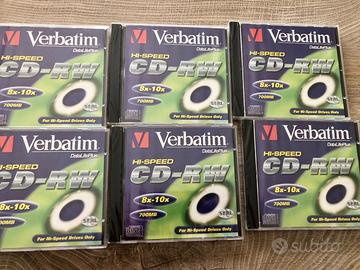 Confezione CD-RW Verbatim - 10 pz