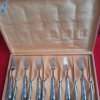 servizio forchette argento 1000"