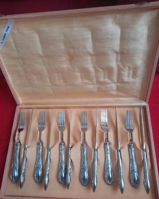 servizio forchette argento 1000"