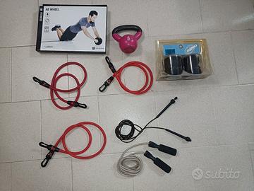  Attrezzi  fitness + step 