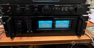 Pre e Ampli Nikko Alpha II e Beta II 120W per 2  			