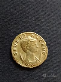 Moneta in oro antica Roma
