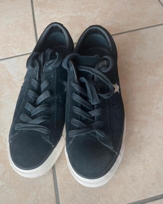 Converse One Star nere scamosciate n.36 (EU)