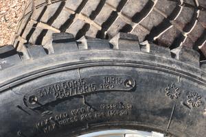 Cerchi e Gomme wild power 31x10.50 r15