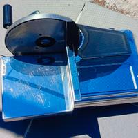 Affettatrice a manovella in acciaio inox