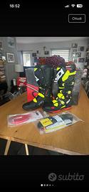 Stivali crossfire SIDI  nero e fluo tg.46
