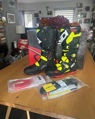 Stivali crossfire SIDI  nero e fluo tg.46