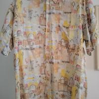 Camicia maniche corte fantasia 