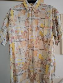 Camicia maniche corte fantasia 