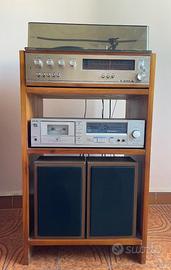 Impianto hi-fi vintage