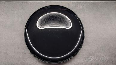 Set da 3 Piatti Nero Lucido in Ceramica (Marchio: