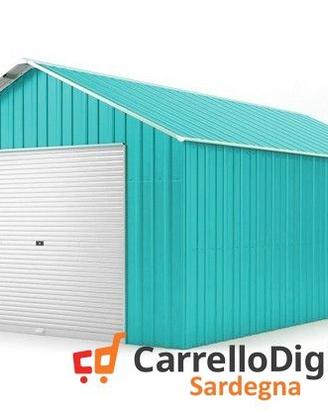 Baracca cantiere 438x724 con saracinesca azzurro