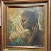 Sibilla - quadro a olio firmato
