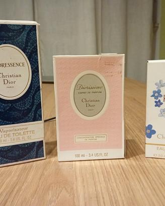 profumi rari e vintage di Dior