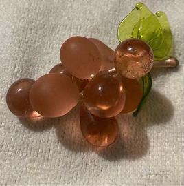 Grappolo d’uva in vetro di Murano