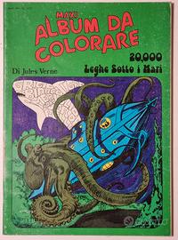 20.000 Leghe Sotto i Mari - Maxi Album da Colorare