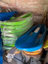 canoa nuova con pagaia